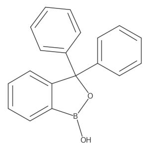 3,3-Diphenylbenzo[c][1,2]oxaborol-1(3H)-ol结构式