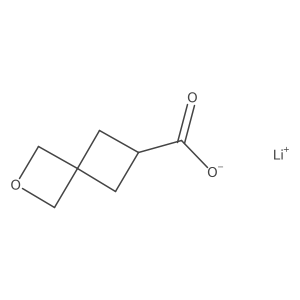 Lithium;2-oxaspiro[3.3]heptane-6-carboxylate Structure
