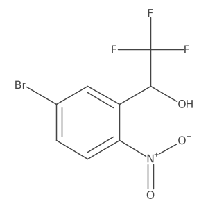5-Bromo-2-nitro-alpha-(trifluoromethyl)benzyl Alcohol结构式