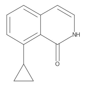 8-Cyclopropylisoquinolin-1-ol Structure