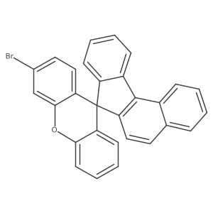 3'-Bromospiro[benzo[c]fluorene-7,9'-xanthene]结构式
