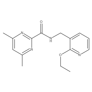 N-[(2-Ethoxypyridin-3-yl)methyl]-4,6-dimethylpyrimidine-2-carboxamide结构式