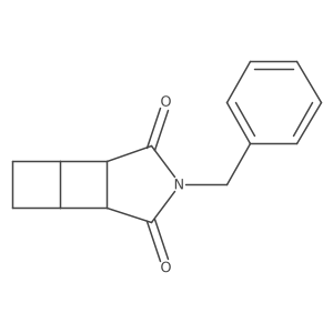 8-Benzyl-8-azatricyclo[4.3.0.0,2,5]nonane-7,9-dione结构式
