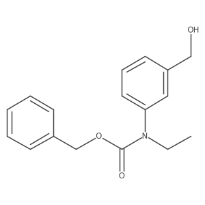 benzyl N-ethyl-N-[3-(hydroxymethyl)phenyl]carbamate Structure