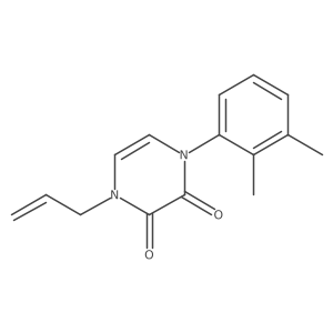 1-(2,3-Dimethylphenyl)-4-(prop-2-en-1-yl)-1,2,3,4-tetrahydropyrazine-2,3-dione Structure