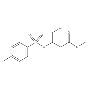 Methyl 4-chloro-3-[(4-methylbenzenesulfonyl)oxy]butanoate结构式
