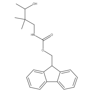 (9H-fluoren-9-yl)methyl N-(3-hydroxy-2,2-dimethylbutyl)carbamate Structure
