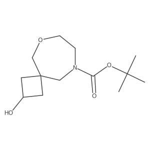 Tert-butyl 2-hydroxy-6-oxa-9-azaspiro[3.6]decane-9-carboxylate Structure