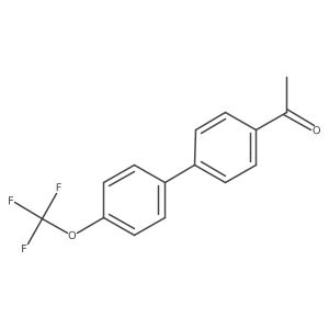 4'-[4-(Trifluoromethoxy)phenyl]acetophenone结构式