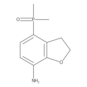 (7-Amino-2,3-dihydrobenzofuran-4-yl)dimethylphosphine oxide Structure