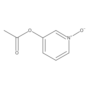 3-Acetoxypyridine1-oxide Structure