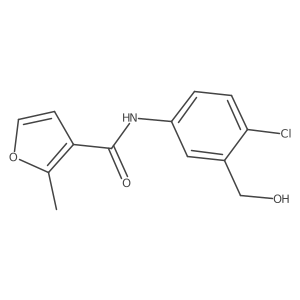 N-(4-chloro-3-hydroxymethylphenyl)-2-methyl-3-furancarboxamide Structure