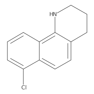 7-Chloro-1,2,3,4-tetrahydrobenzo[h]quinoline结构式
