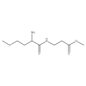 Methyl (S)-3-(2-amino-4-(methylthio)butanamido)propanoate结构式