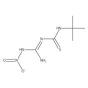 3-tert-butyl-1-(N-nitrocarbamimidoyl)thiourea Structure