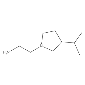 2-(3-Isopropyl-1-pyrrolidinyl)ethylamine结构式