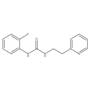 N-(2-fluorophenyl)-N'-[2-(2-pyridinyl)ethyl]urea Structure