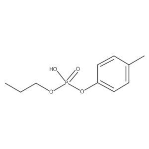 4-Methylphenyl propyl hydrogen phosphate结构式