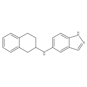 n-(1,2,3,4-Tetrahydro-2-naphthalenyl)-1h-indazol-5-amine结构式