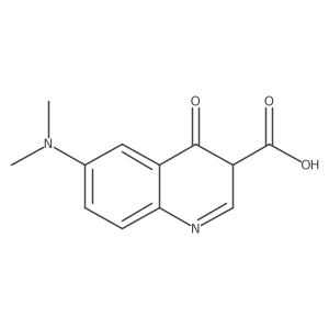 6-(dimethylamino)-4-oxo-3H-quinoline-3-carboxylic acid Structure