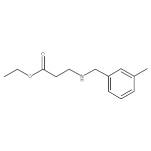 Ethyl 3-[(3-methylbenzyl)amino]propanoate结构式