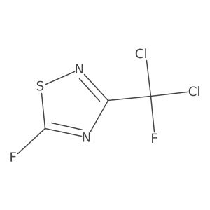 3-(Dichlorofluoromethyl)-5-fluoro-1,2,4-thiadiazole结构式