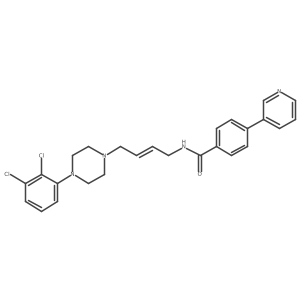 N-{4-[4-(2,3-Dichloro-phenyl)-piperazin-1-yl]-but-2-enyl}-4-pyridin-3-yl-benzamide结构式