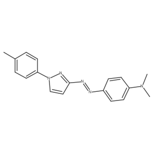 N,N-Dimethyl-4-[2-[1-(4-methylphenyl)-1H-pyrazol-3-yl]diazenyl]benzenamine Structure