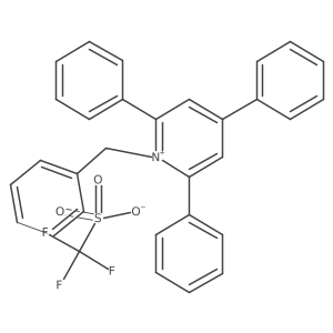 1-Benzyl-2,4,6-triphenylpyridin-1-ium trifluoromethanesulfonate Structure