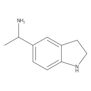 1-(2,3-dihydro-1H-indol-5-yl)ethan-1-amine Structure