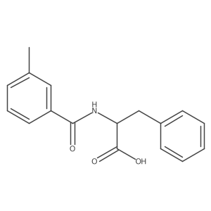 N-(3-Methylbenzoyl)-L-phenylalanine Structure