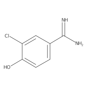 3-Chloro-4-hydroxybenzimidamide Structure