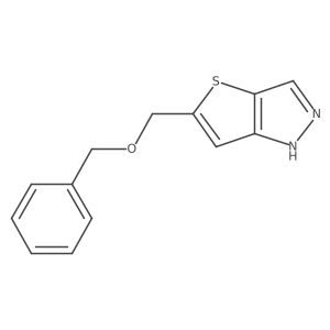 5-((Benzyloxy)methyl)-1H-thieno[3,2-c]pyrazole Structure