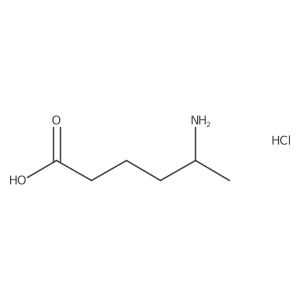 5-Aminohexanoic acid hydrochloride结构式