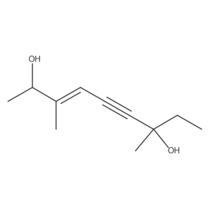 3-Nonen-5-yne-2,7-diol, 3,7-dimethyl- Structure