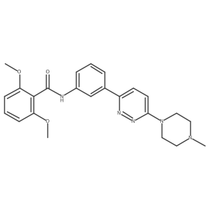 2,6-dimethoxy-N-(3-(6-(4-methylpiperazin-1-yl)pyridazin-3-yl)phenyl)benzamide Structure