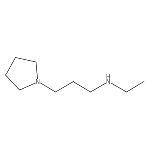 N-Ethyl-3-(1-pyrrolidinyl)-1-propanamine结构式