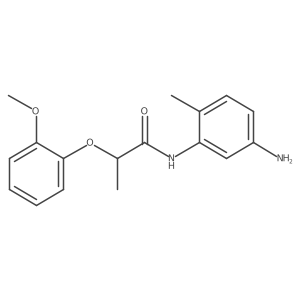N-(5-Amino-2-methylphenyl)-2-(2-methoxyphenoxy)-propanamide结构式