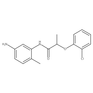 N-(5-Amino-2-methylphenyl)-2-(2-chlorophenoxy)-propanamide Structure