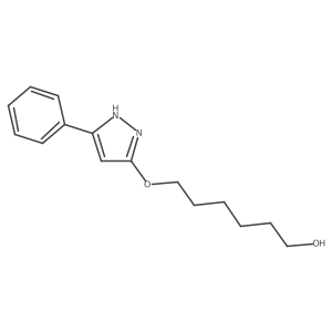 6-((5-Phenyl-1H-pyrazol-3-yl)oxy)hexan-1-ol Structure