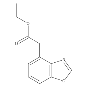 4-Benzo[d]oxazoleacetic acid ethyl ester结构式