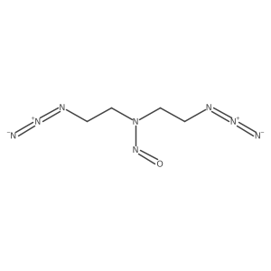 2-Azido-N-(2-azidoethyl)-N-nitrosoethanamine Structure