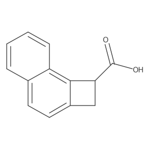 1,2-Dihydrocyclobuta[a]naphthalene-1-carboxylic acid结构式