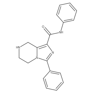 Imidazo[1,5-a]pyrazine-1-carboxamide,5,6,7,8-tetrahydro-n,3-diphenyl-结构式