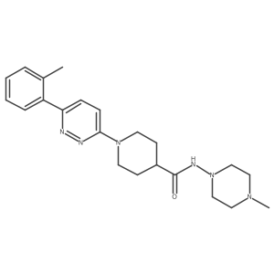 N-(4-methylpiperazin-1-yl)-1-(6-(o-tolyl)pyridazin-3-yl)piperidine-4-carboxamide Structure