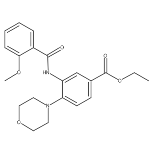 Ethyl 3-[(2-methoxybenzoyl)amino]-4-(4-morpholinyl)benzoate Structure