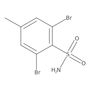 2,6-Dibromo-4-methylbenzene-1-sulfonamide Structure