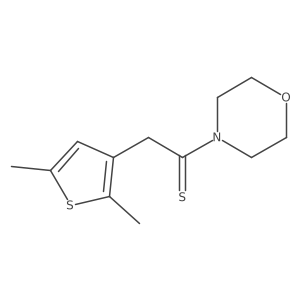 2-(2,5-Dimethyl-3-thienyl)-1-(4-morpholinyl)-1-ethanethione Structure