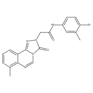N-(4-bromo-3-methylphenyl)-2-(7-methyl-3-oxo-[1,2,4]triazolo[4,3-c]quinazolin-2(3H)-yl)acetamide结构式