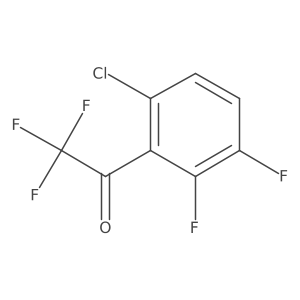6'-Chloro-2,2,2,2',3'-pentafluoroacetophenone Structure